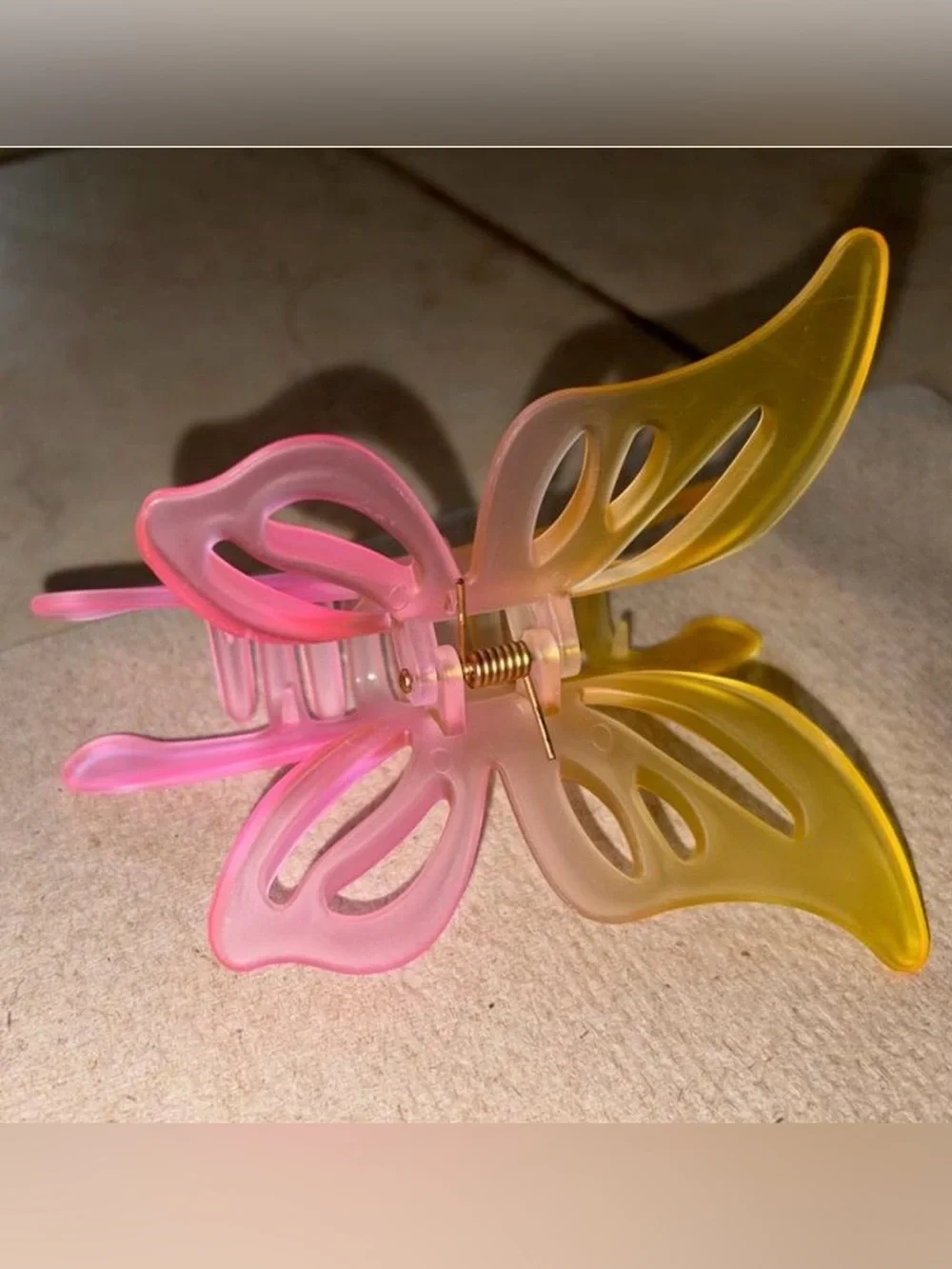 Claw clip stylish butterfly